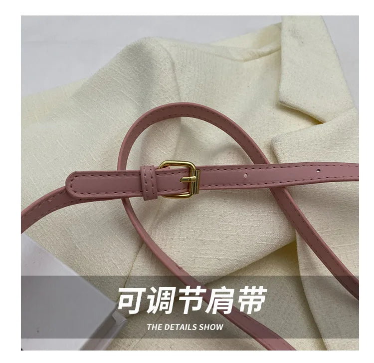 Luxury Women's Multi-functional Small Messenger Bag,high-end Texture Fashionable Square Handbag Trendy Handheld and One Shoulder