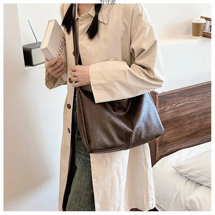 Women's Large Capacity Tote Bag Handbag & Crossbody Bag Versatile for Work, Travel, Everyday Use - Durable & Easy-Clean Handbags