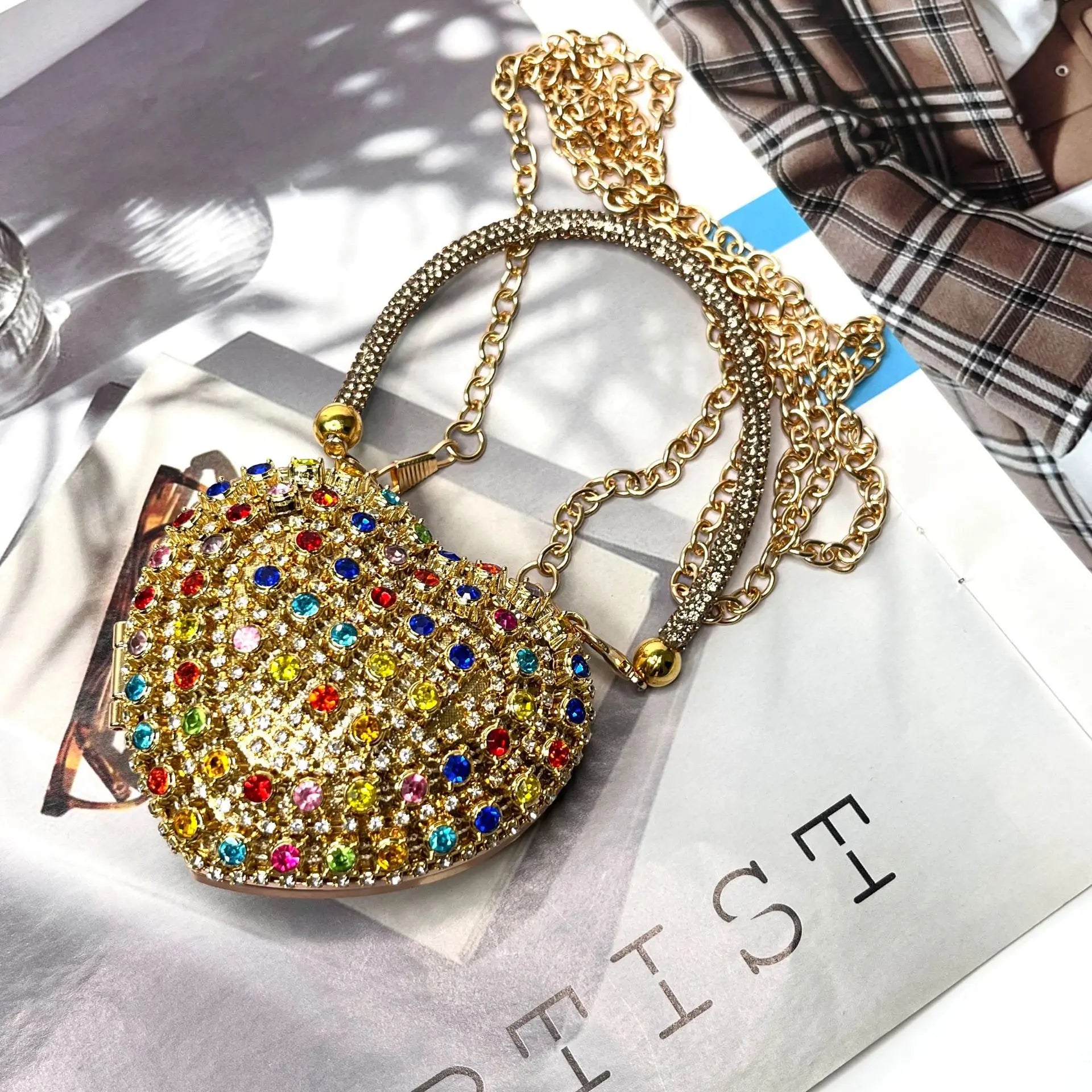 Mini Designer Women Chain Bag Fashion Shoulder Crossbody Bags High Quality Gold Silver Metal Party Evening Bag Coin Purse