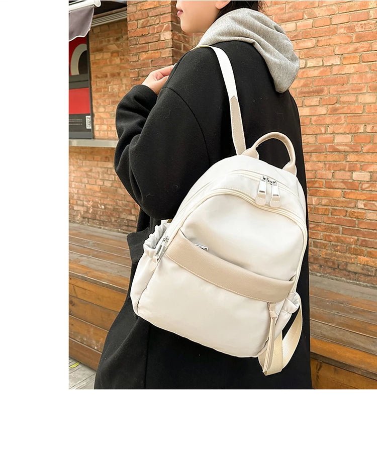 Luxury Brand Lady Fashion Backpacks High Quality Large Capacity Shoulder bags Waterproof Multi Functional Women's Handbags