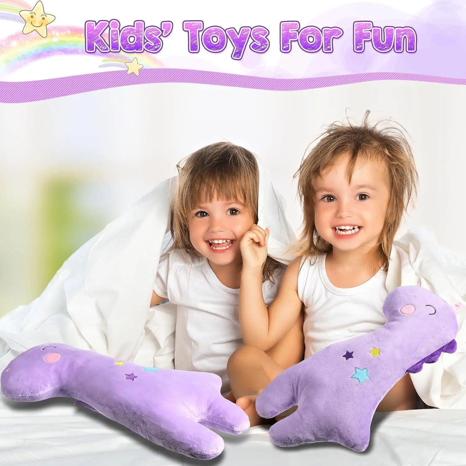 2 Pcs Seat Belt Pillow for Kids Seatbelt Cover，Boys Girls Cushion,Car Strap Covers ,Travel Sleep Neck Head Support Pad