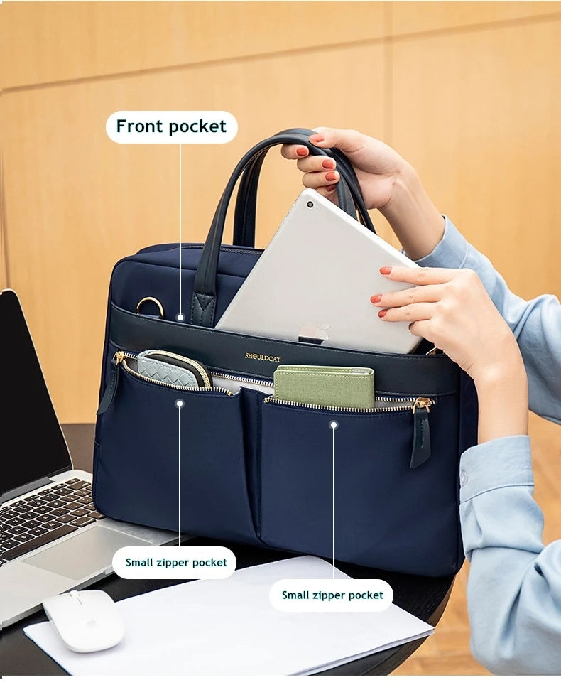 Laptop Bag 13.3,14,15.4,15.6,16 Inch,Briefcase Man Lady Women Shoulder Messenger Case For Macbook Air Pro Notebook Computer PC