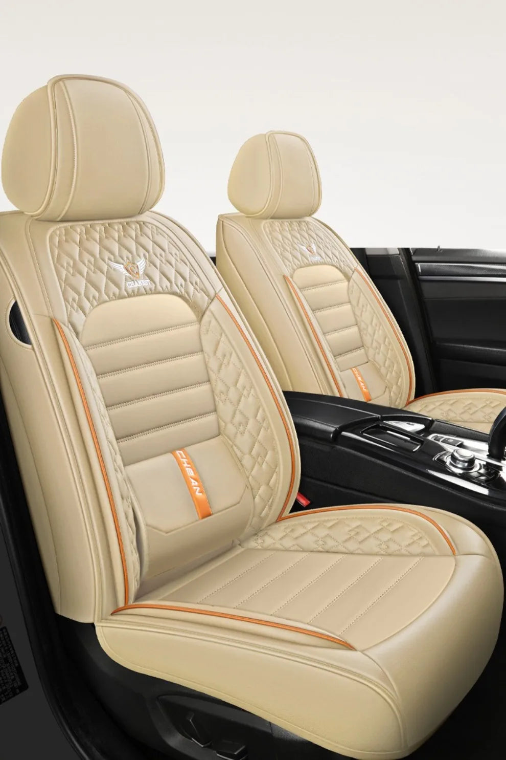 Ultra-Comfy & Durable Full-Wrap Leather Car Seat Covers – Premium Craftsmanship, All-Season, Universal Fit for Most Vehicles