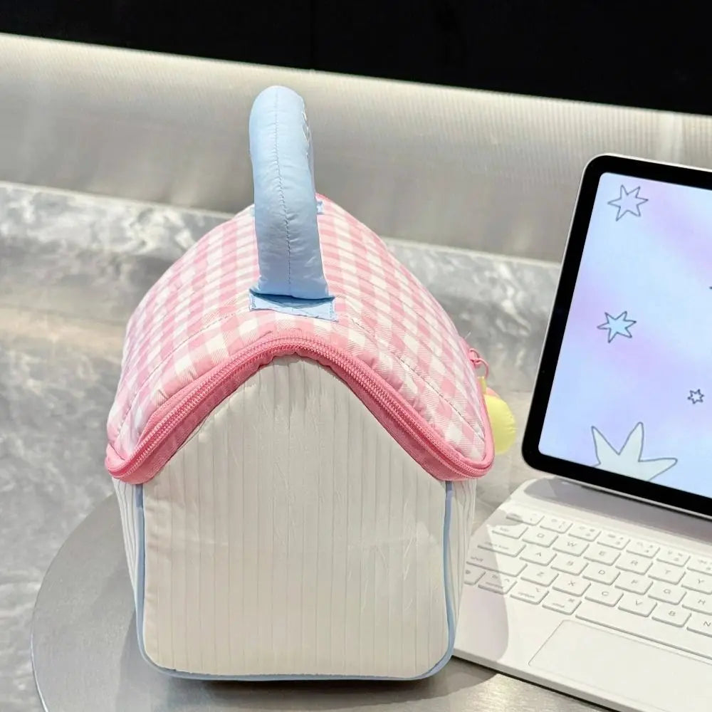 Makeup Bag Large Capacity Portable Cosmetics Storage Bag Multifunctional Handheld Cosmetic Pouch Travel Cosmetic Bags & Cases