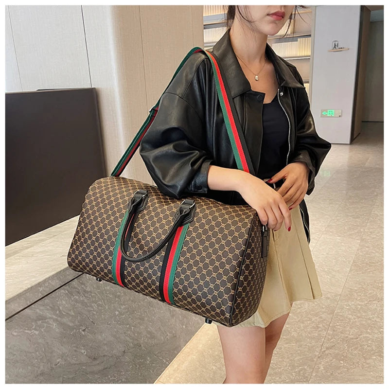 Luxury Travel Women's Bag Duffle Totes Gym Sports Fitness Business Large Capacity Casual Luggage Handbag Outdoor Weekend Bag