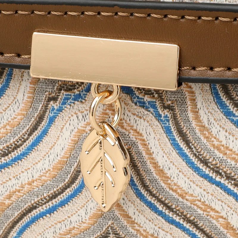 Luxury Designer Trend Embroidered Women's Shoulder Bag High Quality Soft Leather Women Crossbody Bags Female Handbag Sac A Main