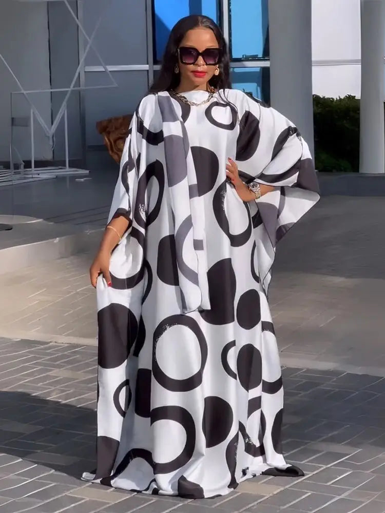 Abayas For Women Dubai Luxury 2025 Chiffon Boubou Muslim Fashion Caftan Marocain Wedding Evening Party Dresses African Clothes