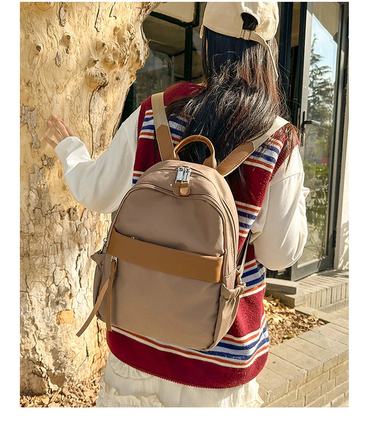 Luxury Brand Lady Fashion Backpacks High Quality Large Capacity Shoulder bags Waterproof Multi Functional Women's Handbags