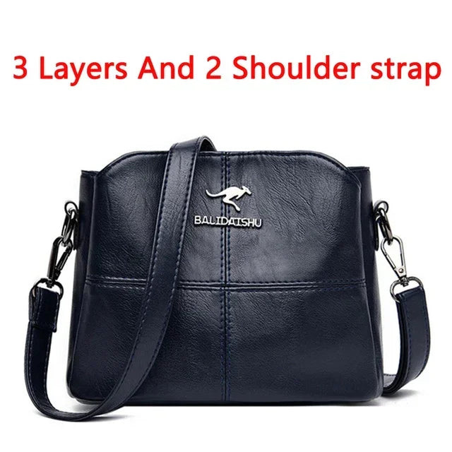 Women Embroidery Tote Bag High Quality Leather Ladies Handbags Women Shoulder Bag Small Crossbody Bags For Women Sac a Main