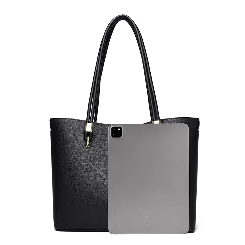 Women Hobo Bag Superior quality PU Leather Solid Shoulder Bag Bucket bag Fashion Large Capacity Handbag For School Work wallet