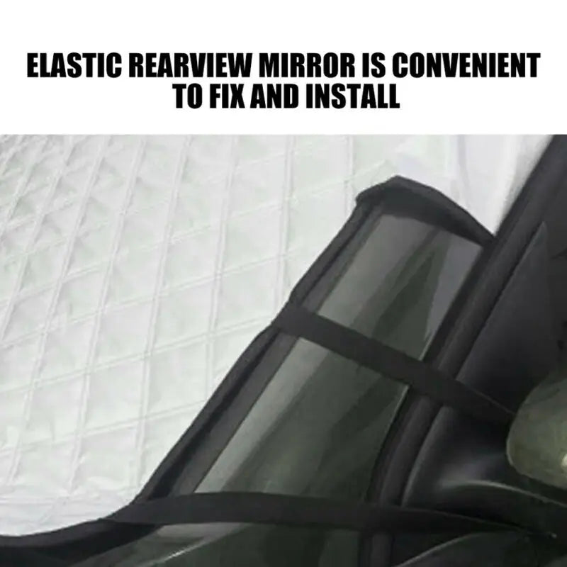 Magnetic Car Front Windshield Cover Automobile Sunshade Cover Winter Ice Frost Guard Sun Shade Protector Waterproof Car Cover