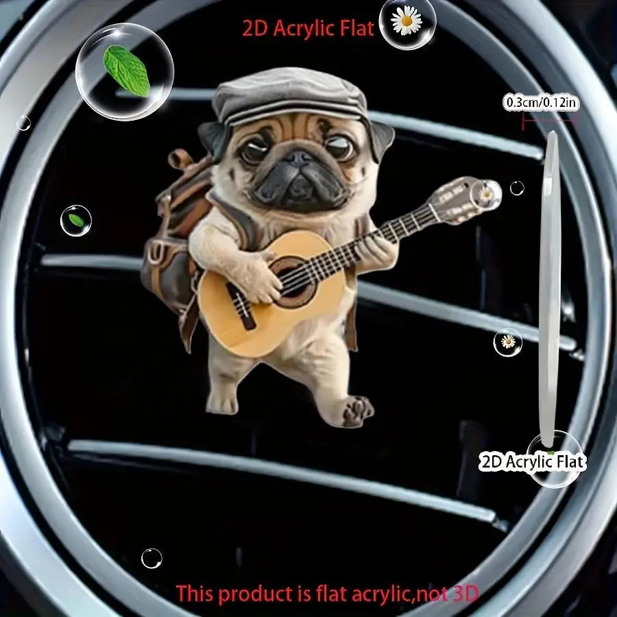 Cute Dog Air Freshener Diffuser Outlet Vent Perfume Outlet Ventilation Clips Car Air Decoration Clip Diffuser Interior Arom I2N2