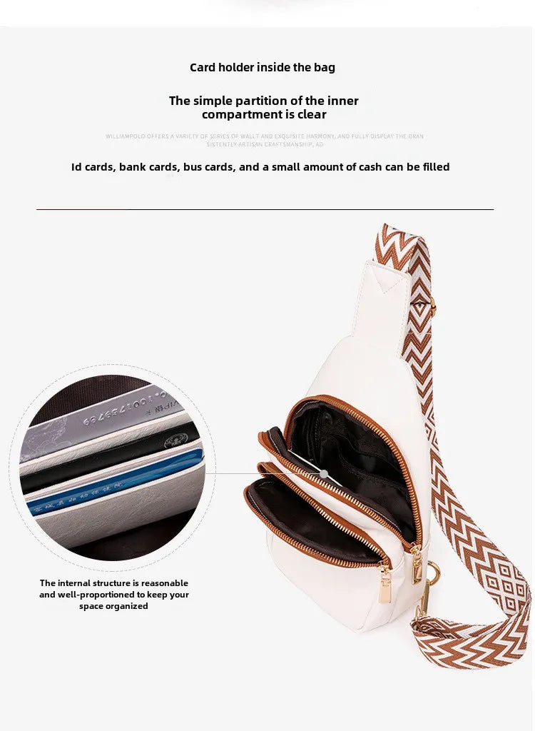 Sling Bag For Women Men Backpack Fanny Pack Crossbody Purse Chest Travel Shoulder Belt Bags Purse Handbag PU Leather Anti Theft