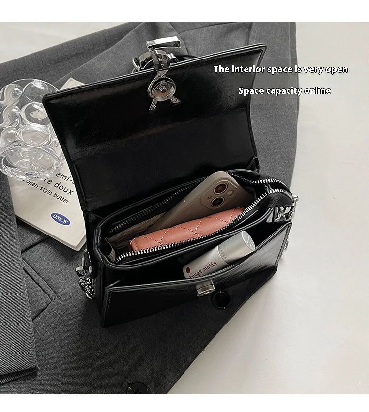 Designer style bag - 2025 hit product - Retro high-end evening bag Classic and versatile chain strap crossbody small square bag