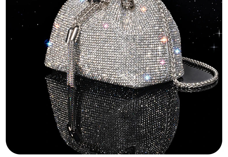 Luxury Bag  Diamond Evening Bag  Silver Designer Bag  Handbags  Pearl Bag  Hand Bags  Luxury Handbags