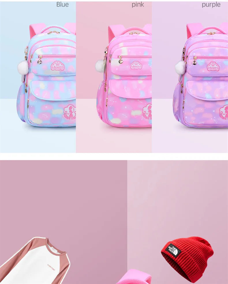 Backpack School Bag Girl Back Pack For Children Kid Child Teenager Female Class Schoolbag Primary Women Bagpack Teen Bookbag Kit