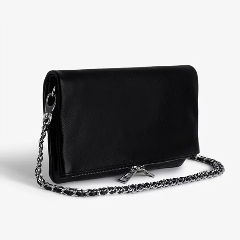 2025 New Fashion Women Wing Bag Classic Black Single-shoulder Envelope Zadigent Bag Luxurious Design Chain Crossbody Ladies Bag