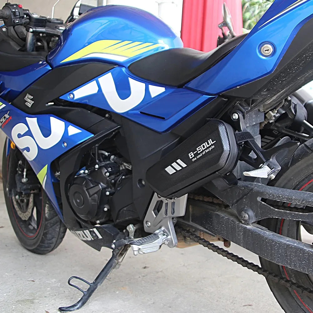 Motorcycle Electric Bike Hanging Bag Side Bags Waterproof Moto Engine Pack Hard Shell Bags Mountain Bike Triangle Pouch