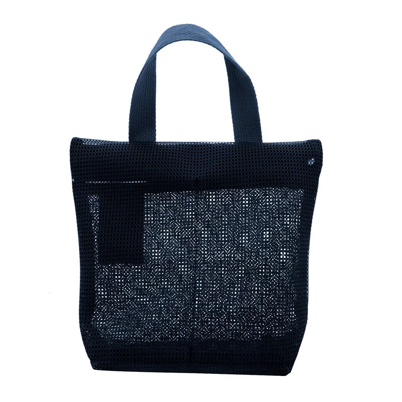 Mesh Makeup Toiletry Storage Bags Handbags Portable Travel Washing Body Shower Tools Organizer Hanging Cosmetic Organizer Pouch