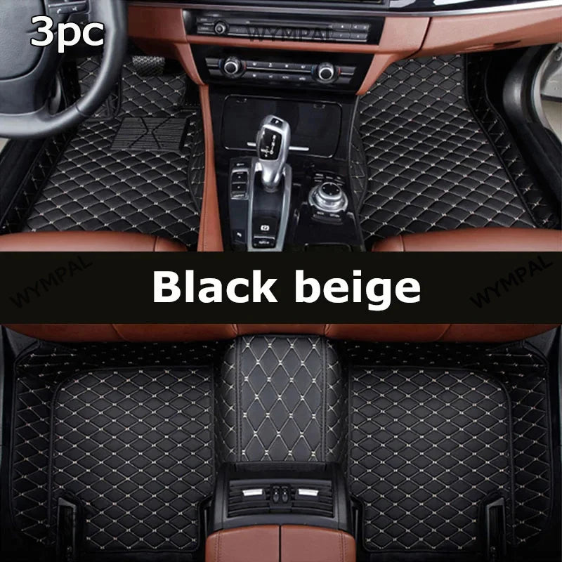 Car Floor Mats For Ford Fiesta Mk6 Mark VI Mk7 WS WT WZ 2009~2016 Anti-dirt Pads Car Carpet Non-slip Auto Rug Car Accessories