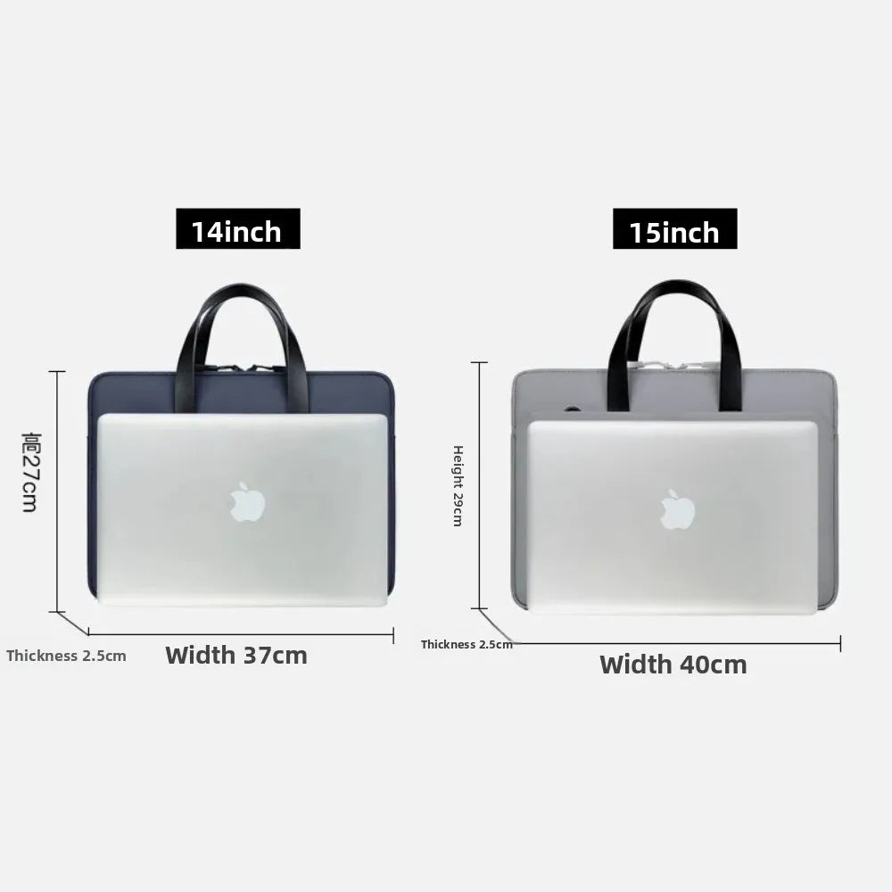 Commuting Laptop Bag, 14 Inch And 15 Inch Waterproof Crossbody Bag, Hand-held Briefcase, File Bag, Conference Materials Bag