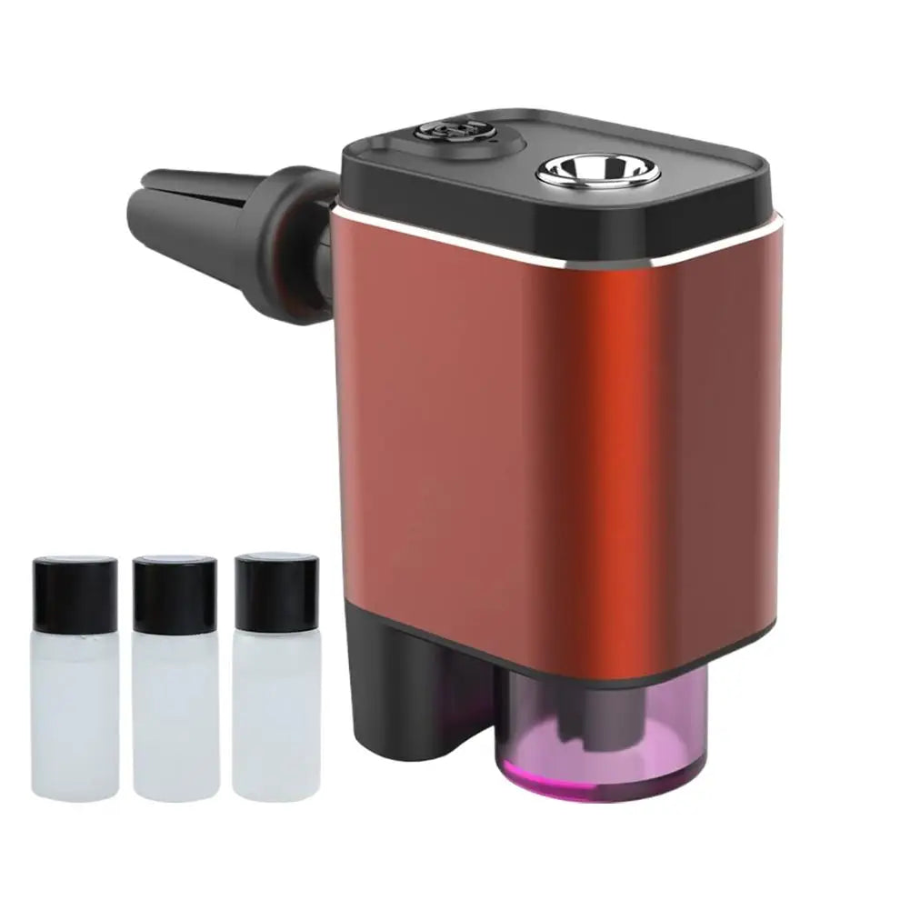 Smart Car Aromatherapy Diffuser Essential Oil Mist Humidifier Air Freshener Vent Clip Fragrance Diffuser For Auto Aromatherapy