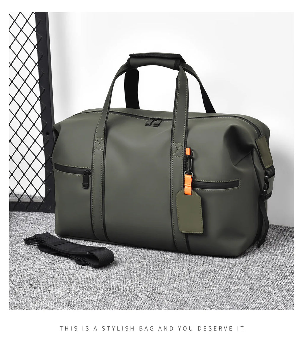 Gym Bag Men Hand-Held Luggage Bag Short Distance Large Capacity Travel Luggage Bag Business Trip Lightweight Travel Leisure Bag