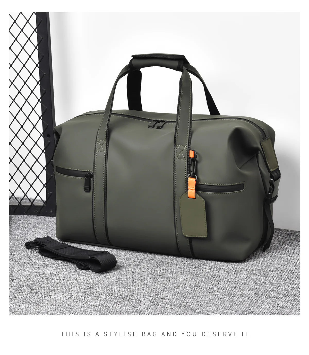 Gym Bag Men Hand-Held Luggage Bag Short Distance Large Capacity Travel Luggage Bag Business Trip Lightweight Travel Leisure Bag