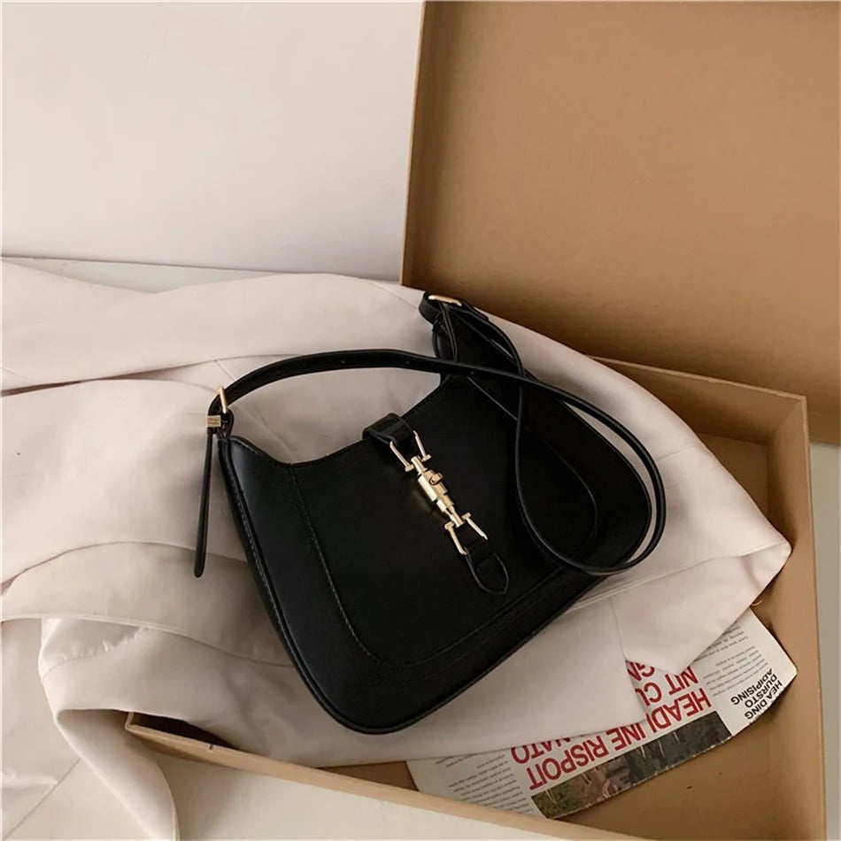 Luxury Brand Purses and Handbag Top End Quality Designer Leather Shoulder Crossbody Bag for Women 2022 Fashion Underarm Girl Sac