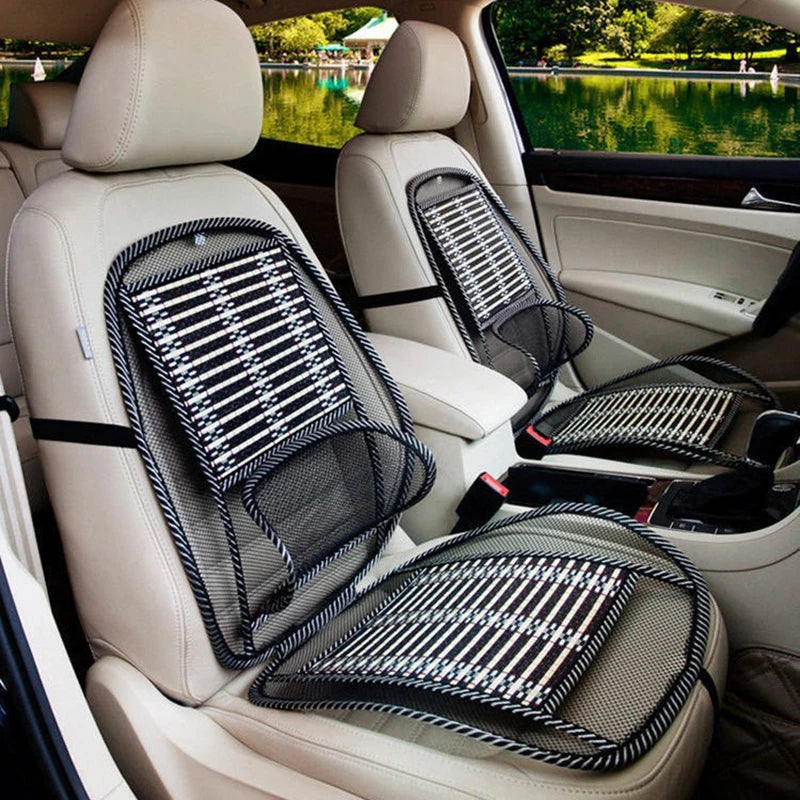 Ergonomic Lumbar Back Support Cushion - Soothing Massage & Mesh Design - Universal Fit for Car, Truck, Office & Home - Durable,