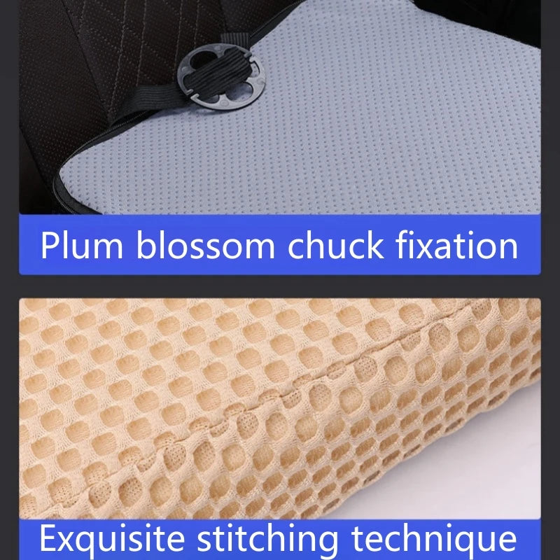 Car Booster Seat Cushion Heightening Height Boost Mat Breathable Portable Car Wedge Seat Pad Fatigue Relief Suitable For Cars