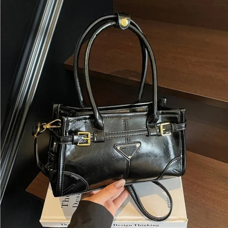 New Model In 2025 Underarm Comfortable Charming Graceful Retro Popular Maillard Style Exquisite Shopping Bag