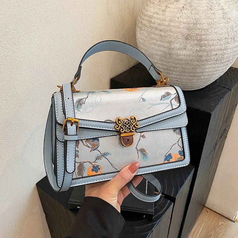 Luxury Handbags Famous Brand Women Bags Designer Lady Small Printing Crossbody Bags Pu Leather Women Shoulder Handbags