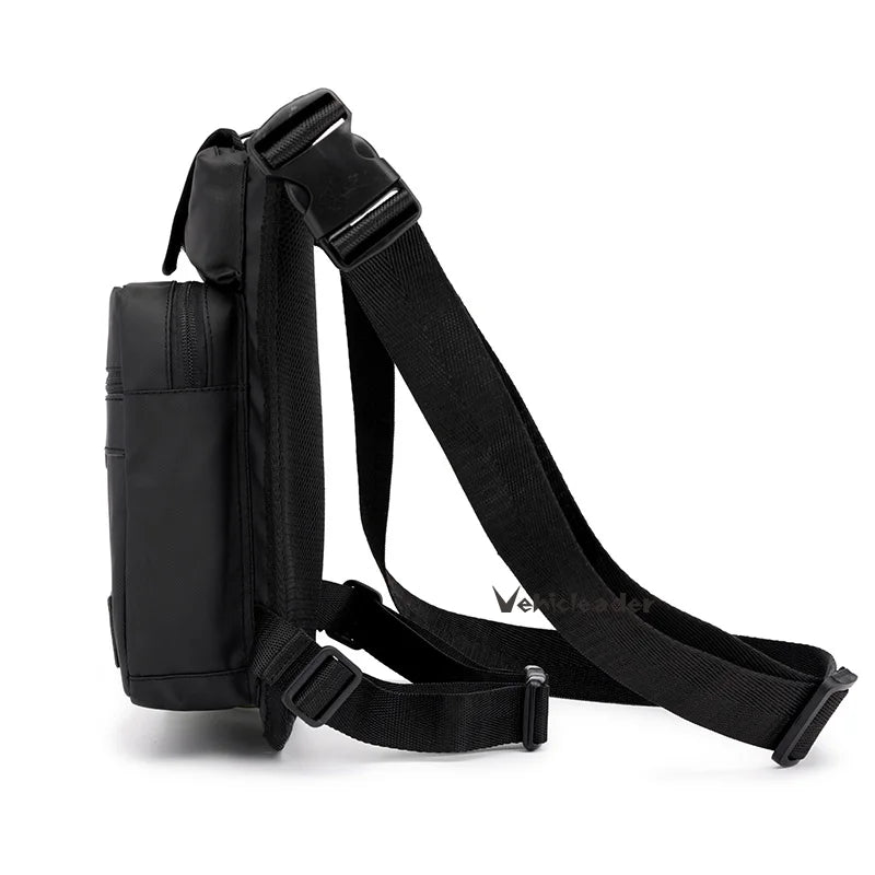 New Nylon Men Drop Leg Bag Fanny Pack Motorcycle Riding Casual Shoulder Cross Body Thigh Male Hip Belt Waist Bags Cafe Racer