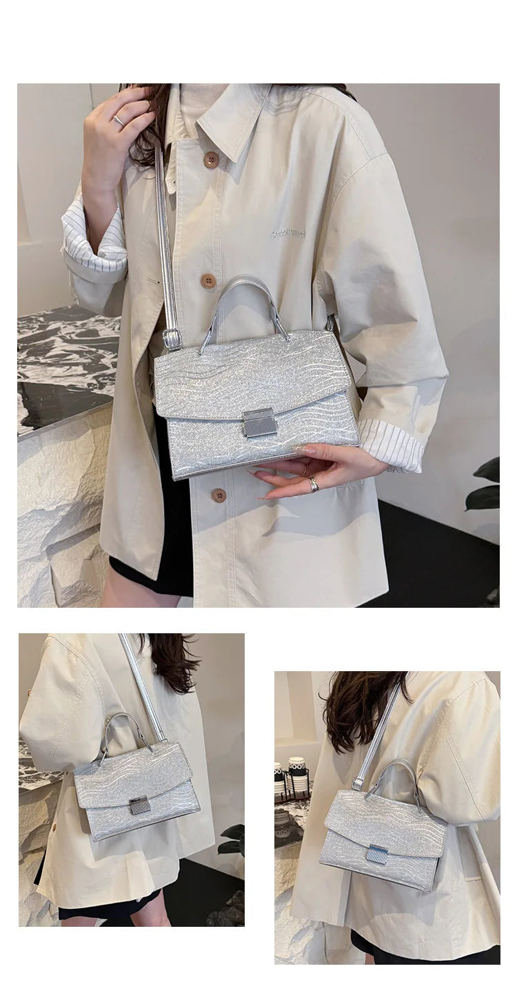 ‌2025 New Luxury Handbag - Crossbody/Shoulder Purse, Premium Leather Square Bag for Women, Stylish & Versatile Daily Accessory