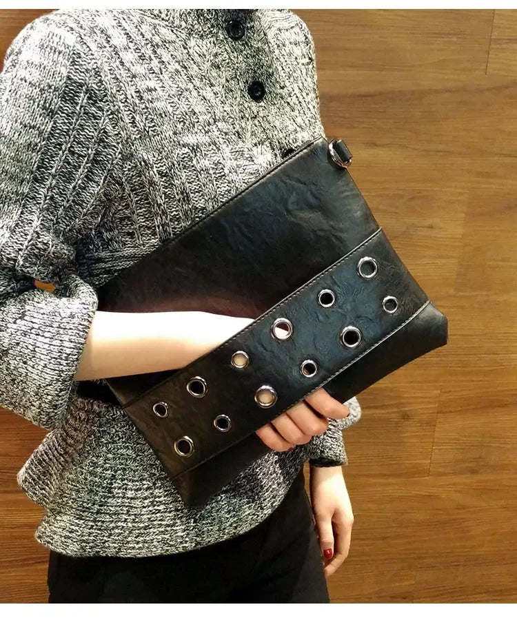 Day Clutches Bags for women Shoulder Bags PU Leather Crossbody Bags Ladies Envelope Evening Party clutch purse black bolsa