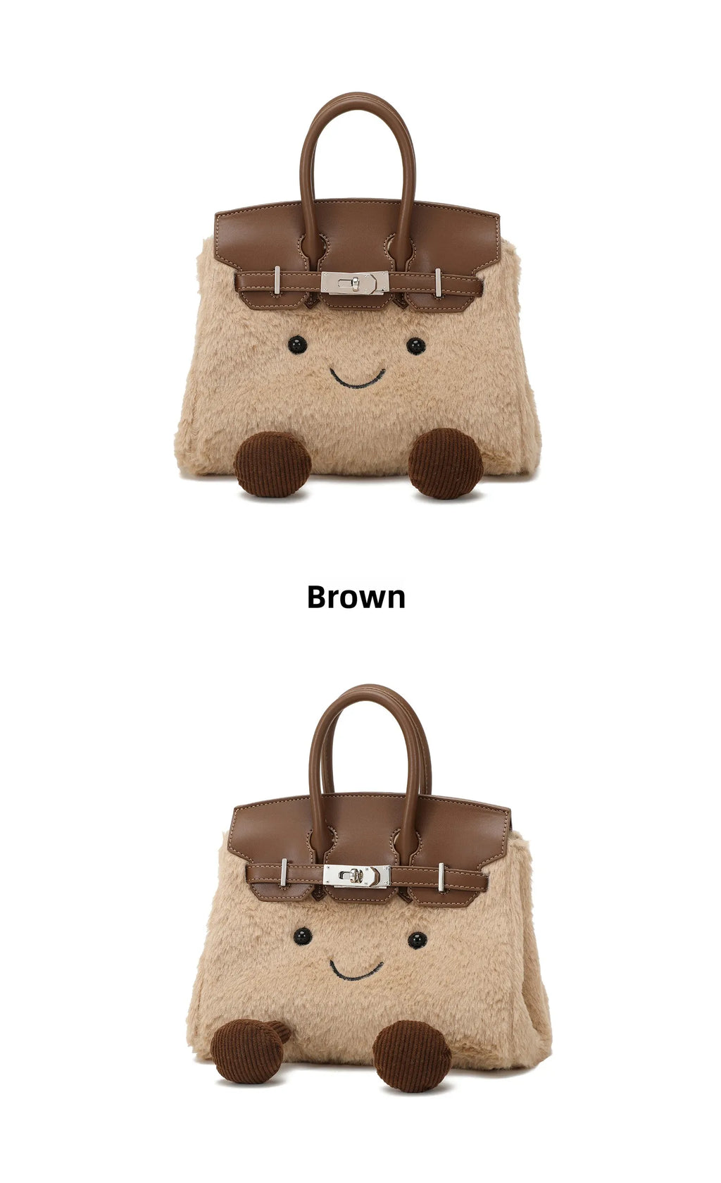 Cute Plu Crossbody Bag Women's Faionable Cartoon Handbag  Handbag Removable oulder Strap PU Leather Briti Sle