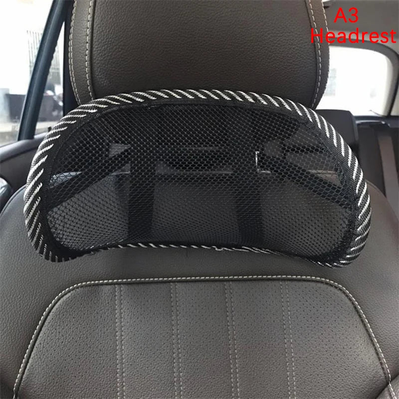 Ergonomic Lumbar Back Support Cushion - Soothing Massage & Mesh Design - Universal Fit for Car, Truck, Office & Home - Durable,
