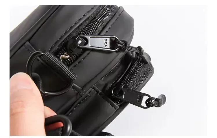 Luxury Design 3D Letters Crossbody Messenger Small Bag Unisex Belt Bag Versatile Travel Waterproof Purse Zipper Shoulder Bag