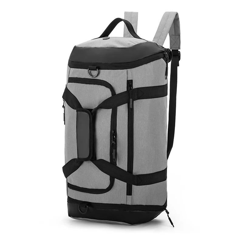 Men Sport Backpack Waterproof Gym Bags Separation Basketball Backpack Large Duffel Handbag Fitness Training Shoulder Bag Dry Wet