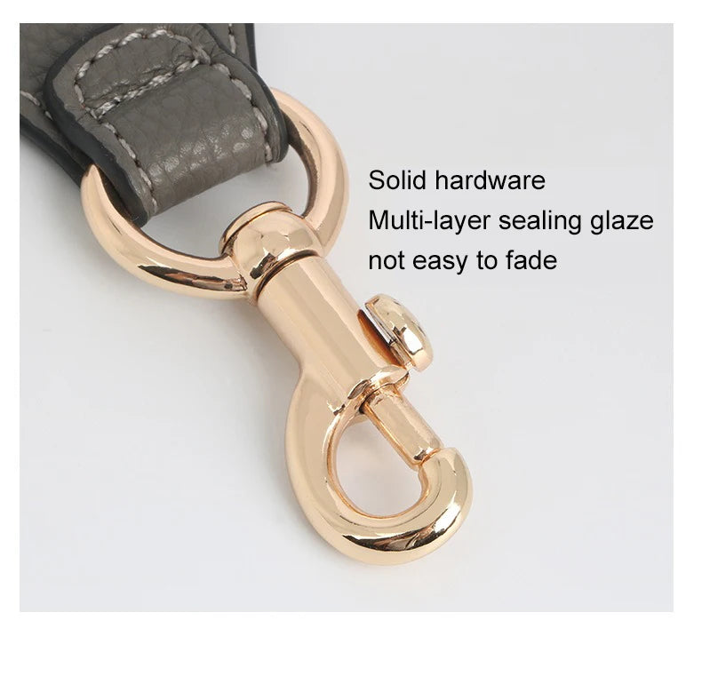 Luxury 3.8cm*58cm Leather Wide Single Shoulder Bag Strap Replacement Underarm Bag Strap Lady's Handbag Belt