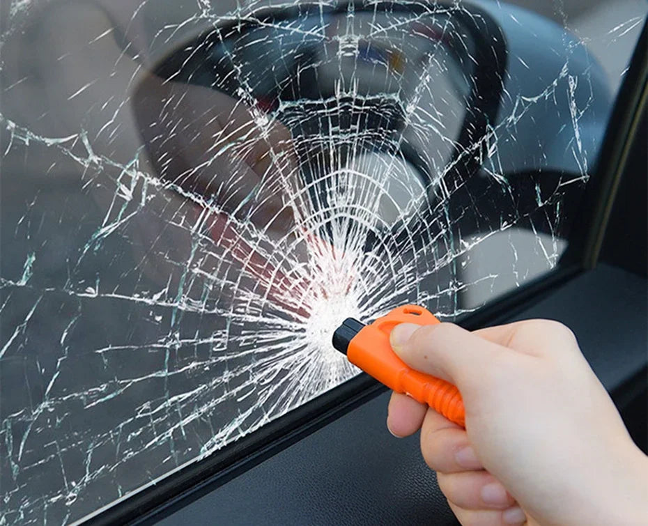 Mini Safety Hammer Keychain Escape Car Life-saving Escape Hammer Window Broken Emergency Glass Breaker