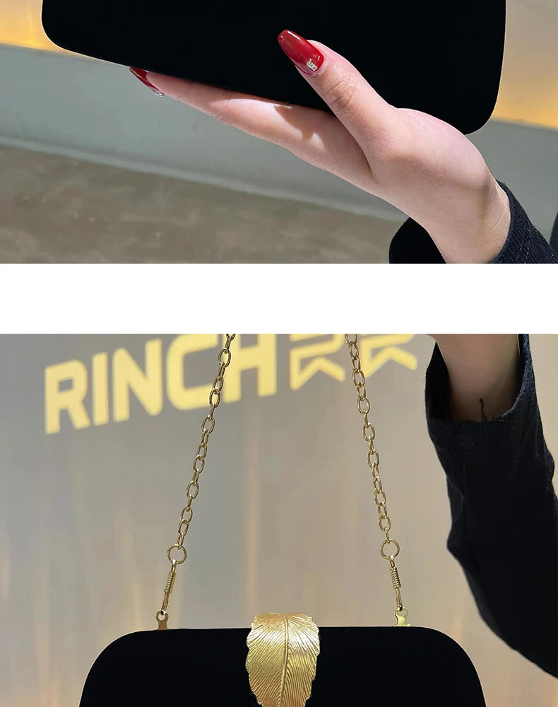 Evening Clutch for Women Fashion Formal Dinner HandBag Bridesmaid Wedding Clutch Luxury Shoulder Chain bag Cocktail Party Purse