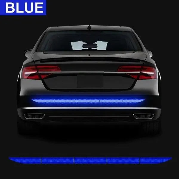 Car Reflective Stickers Rear Trunk Reflector Car Driving Safety Warning Mark Auto Body Waterproof Decal Car Exterior Accessories