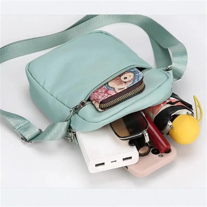 Messenger Sling Bags Casual Canvas Small Zipper Crossbody Case Simple Small Crossbody Shoulder Bag Simple small bag
