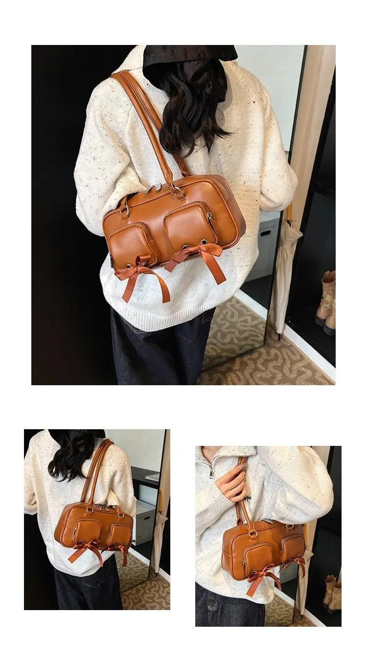 Trendy Designer Crossbody Bag For Women Genuine Leather Shoulder Handbag Luxury Tote Purse Classic Style