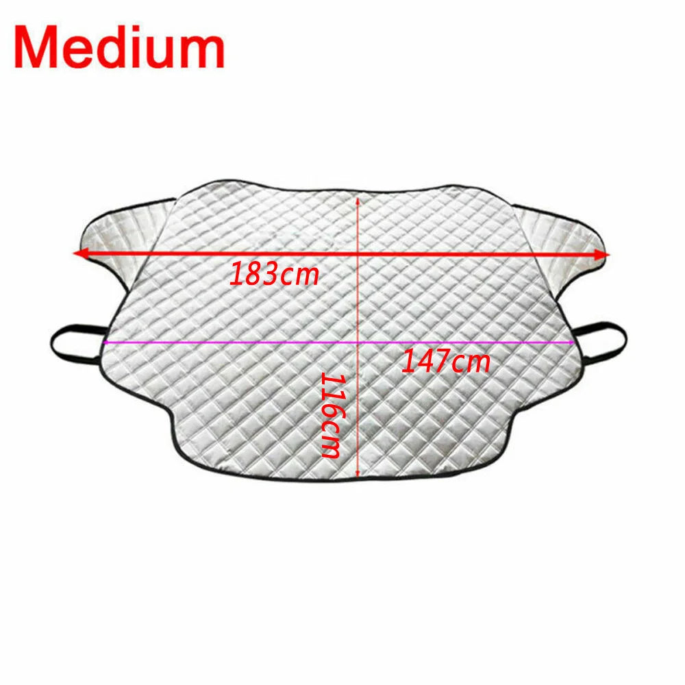 Magnetic Car Front Windshield Cover Automobile Sunshade Cover Winter Ice Frost Guard Sun Shade Protector Waterproof Car Cover