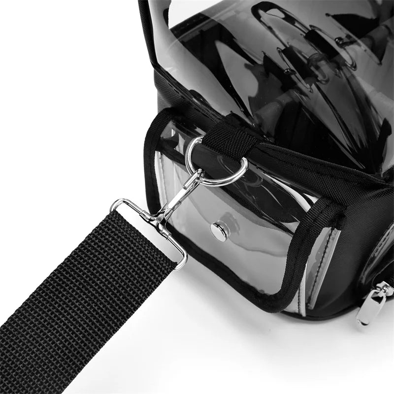 Cosmetic Makeup Tools Bag Large Capacity Makeup Brush Holder Travel Makeup Artist Bag Waterproof Cosmetic Organizer with Divider