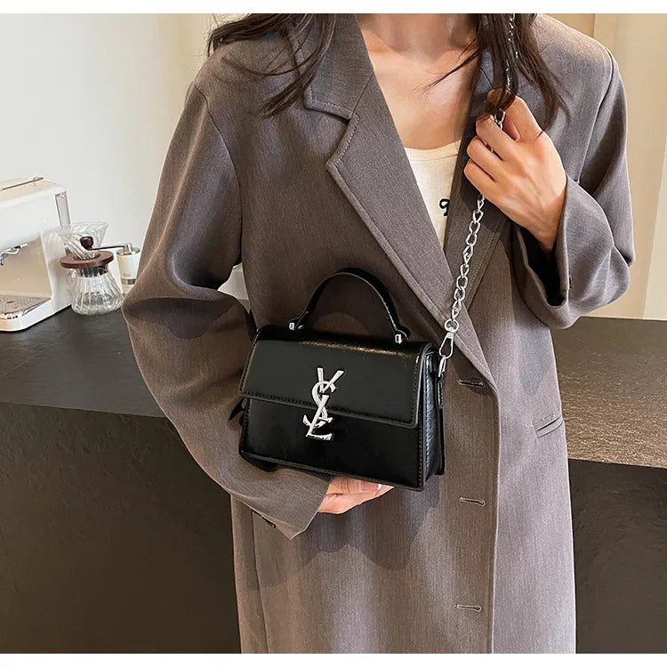 Designer style bag - 2025 hit product - Retro high-end evening bag Classic and versatile chain strap crossbody small square bag