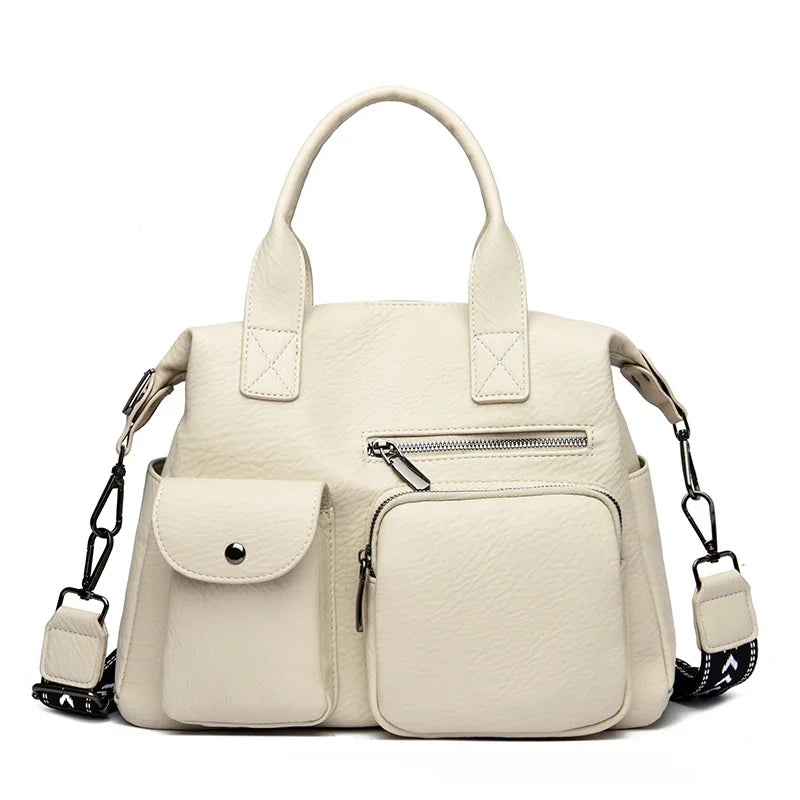 Luxury Shopping Handbags Female Shoulder Bags Designer PU Leather Crossbody Bags for Women Large Capacity Messenger Bag Tote